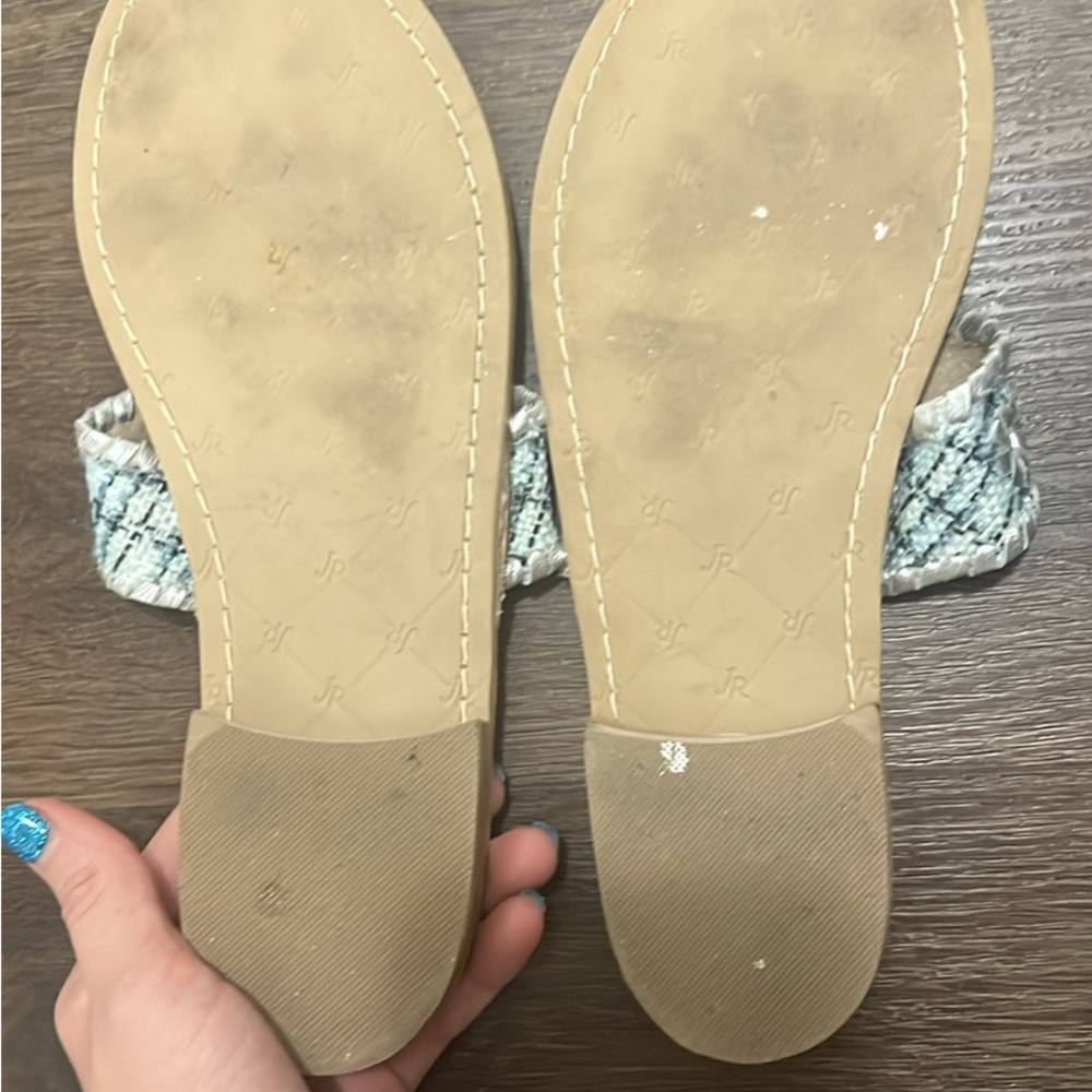 Jack Rogers Women's Silver and Tan - Picture 3 of 3
